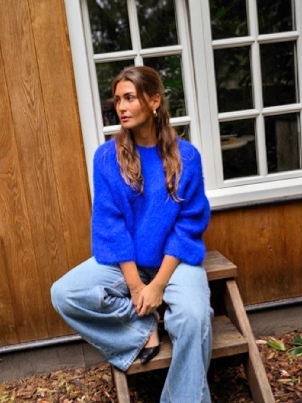 Blue Garita Sweater LIKE NEW